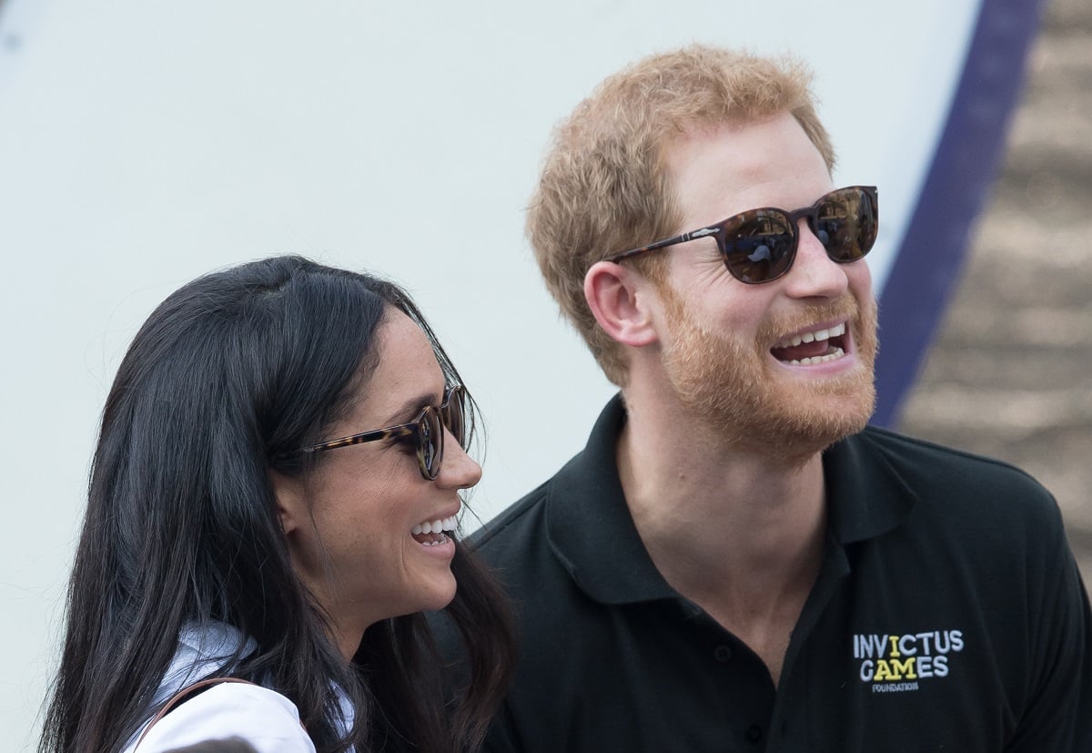 Meghan Markle and Prince Harry appear together at the wheelchair tennis on day 3 of the Invictus Games Toronto 2017 on September 25, 2017 in Toronto, Canada.  