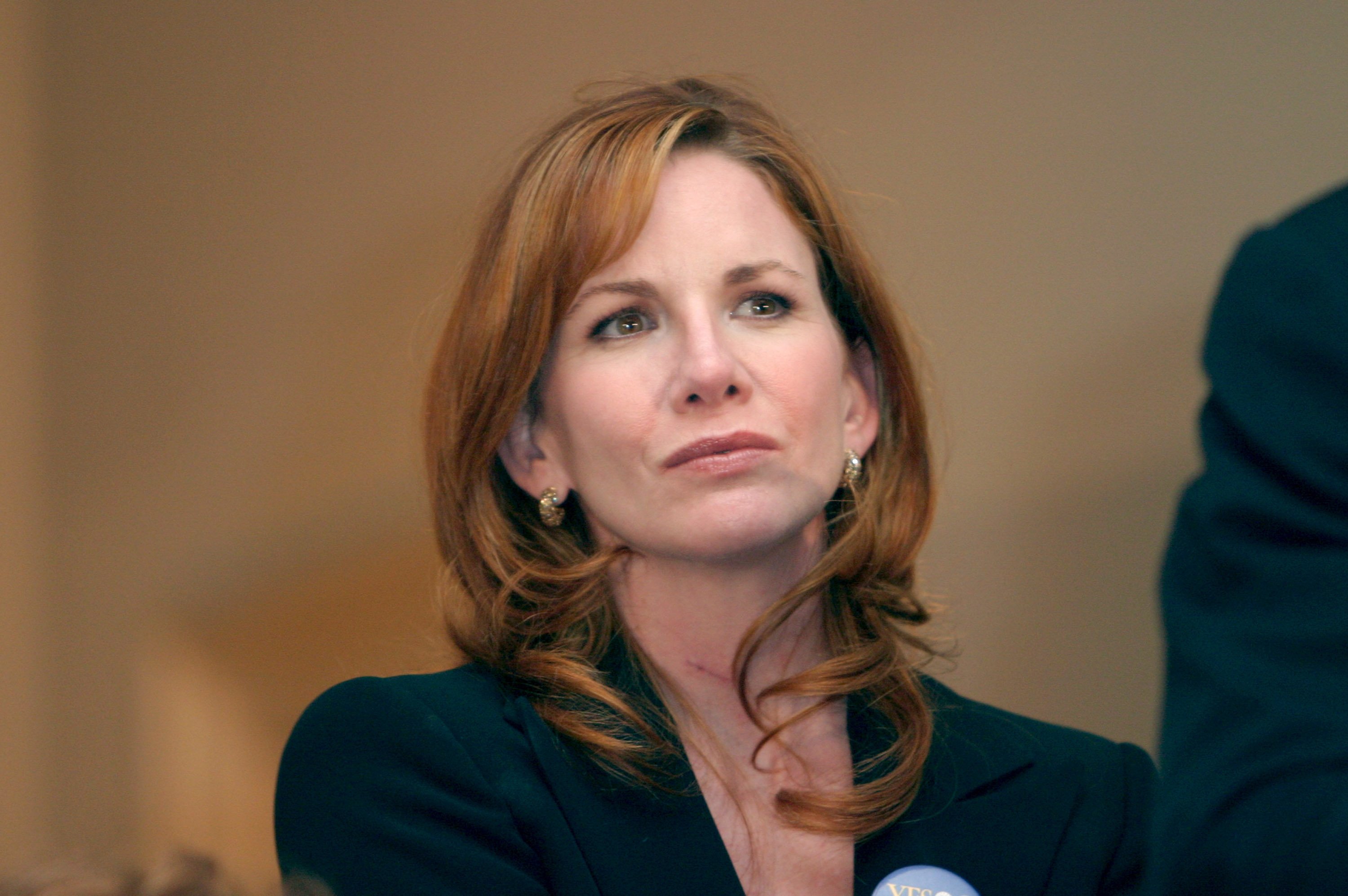 A close-up of Melissa Gilbert at a SAG event