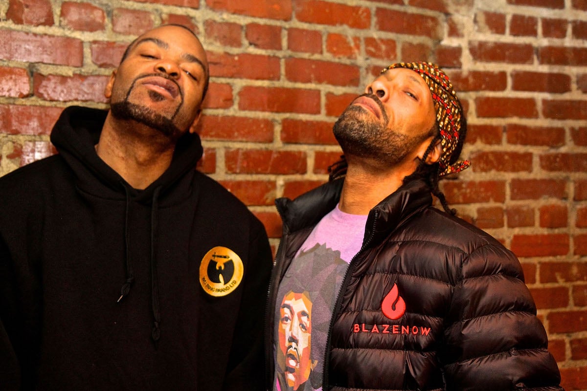 Red Man and Method Man perform at The Norva make faces for the camera