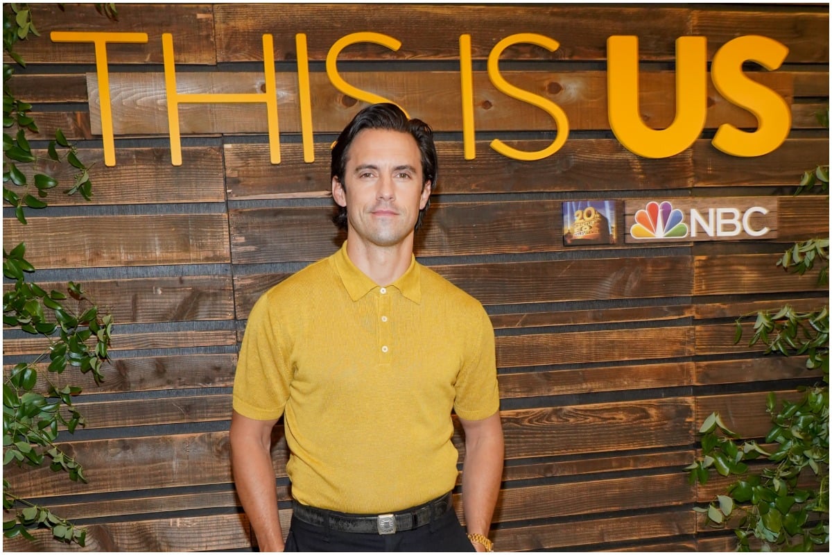 This Is Us star Milo Ventimiglia attending 'Pancakes with the Pearsons' event.