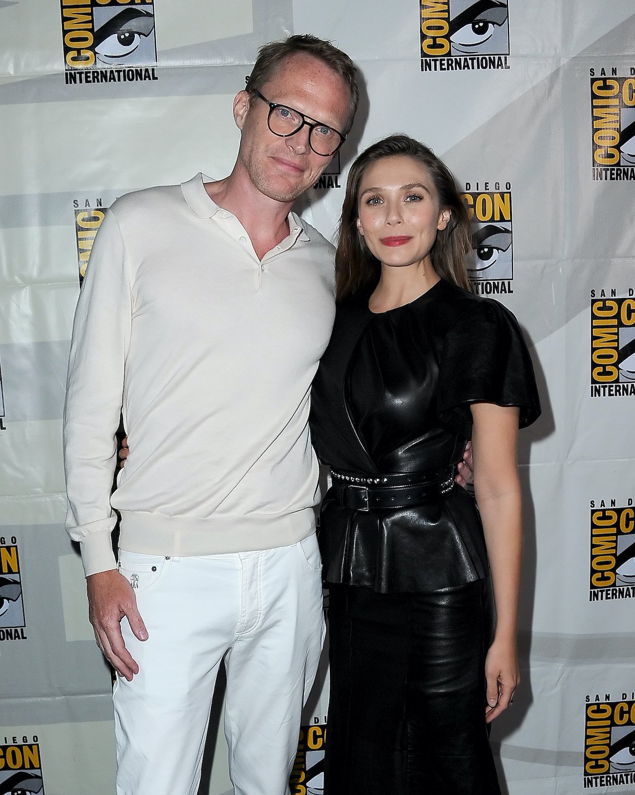 Paul Bettany and Elizabeth Olsen WandaVision Comic-Con