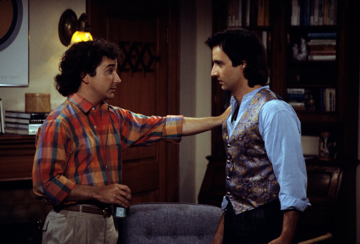 Mark Linn-Baker as Larry and Bronson Pinchot as Balki in 'Perfect Strangers,' a sitcom that spawned the TV show 'Family Matters'