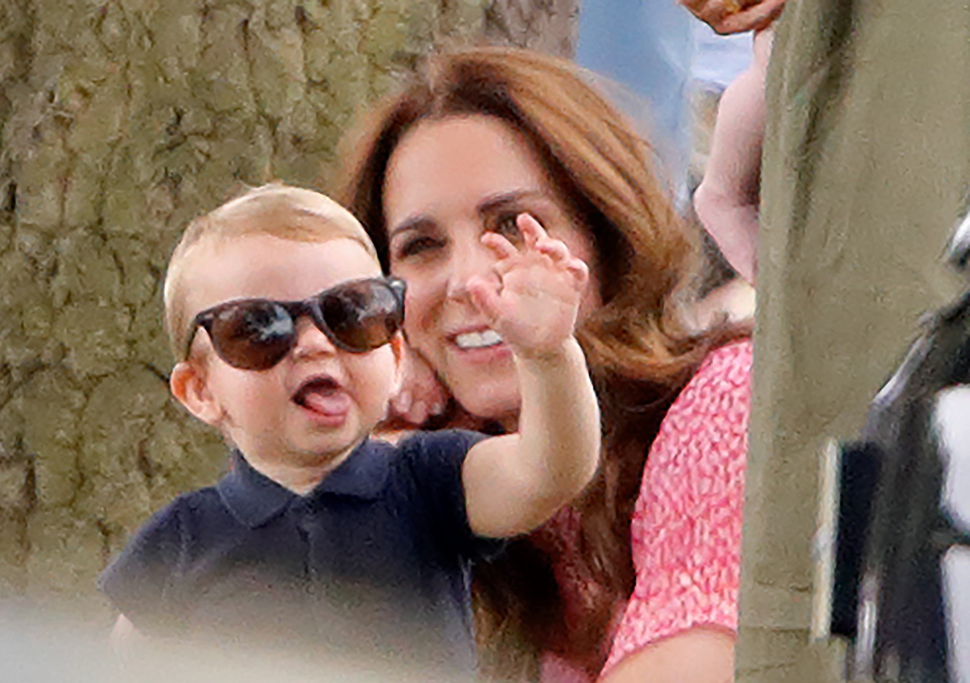 Prince Louis in sunglasses at Polo Club where his dad Prince William was competing in a match