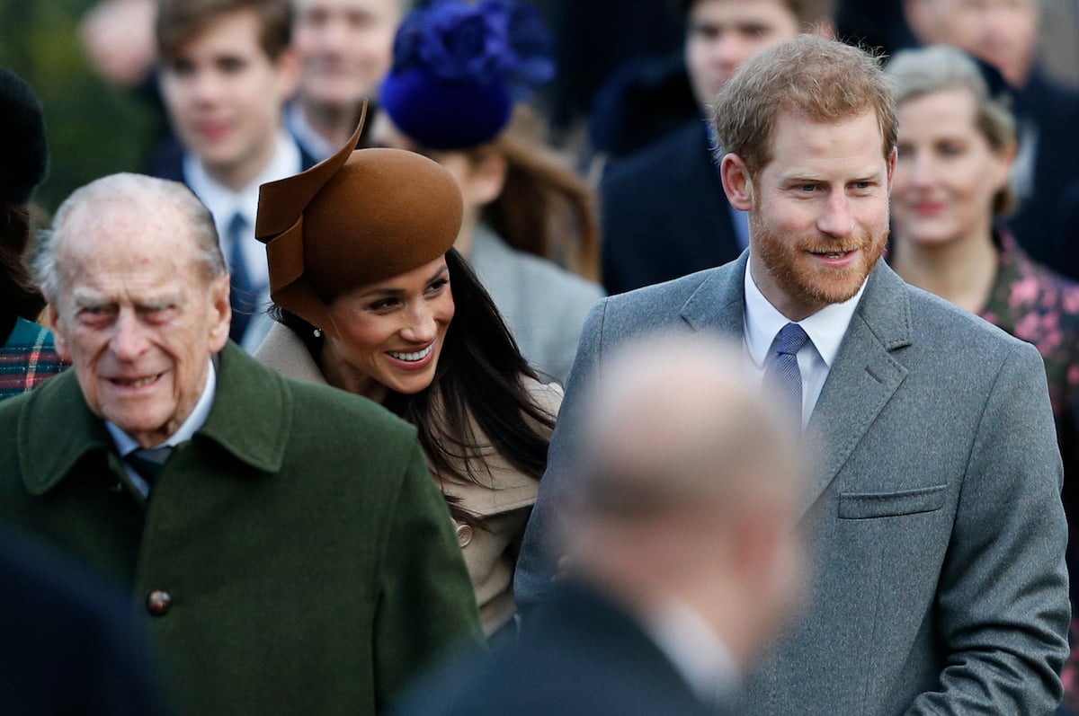 Prince Harry, Meghan Markle, and Prince Philip attend Christmas Day church services
