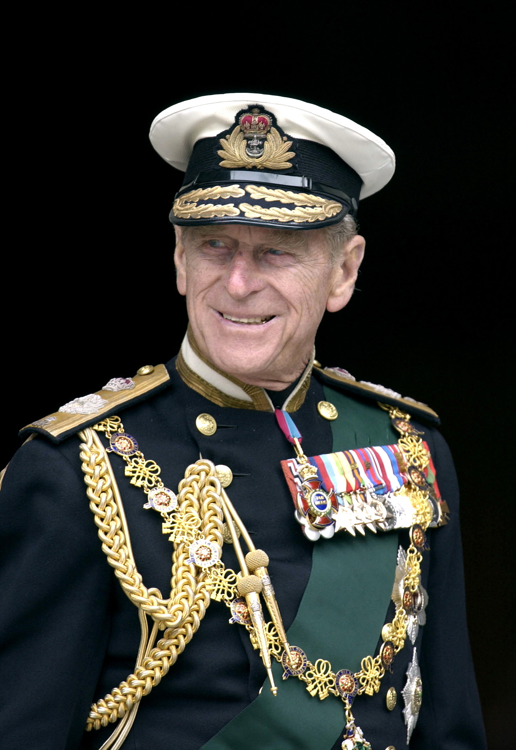 Prince Philip in Naval Uniform
