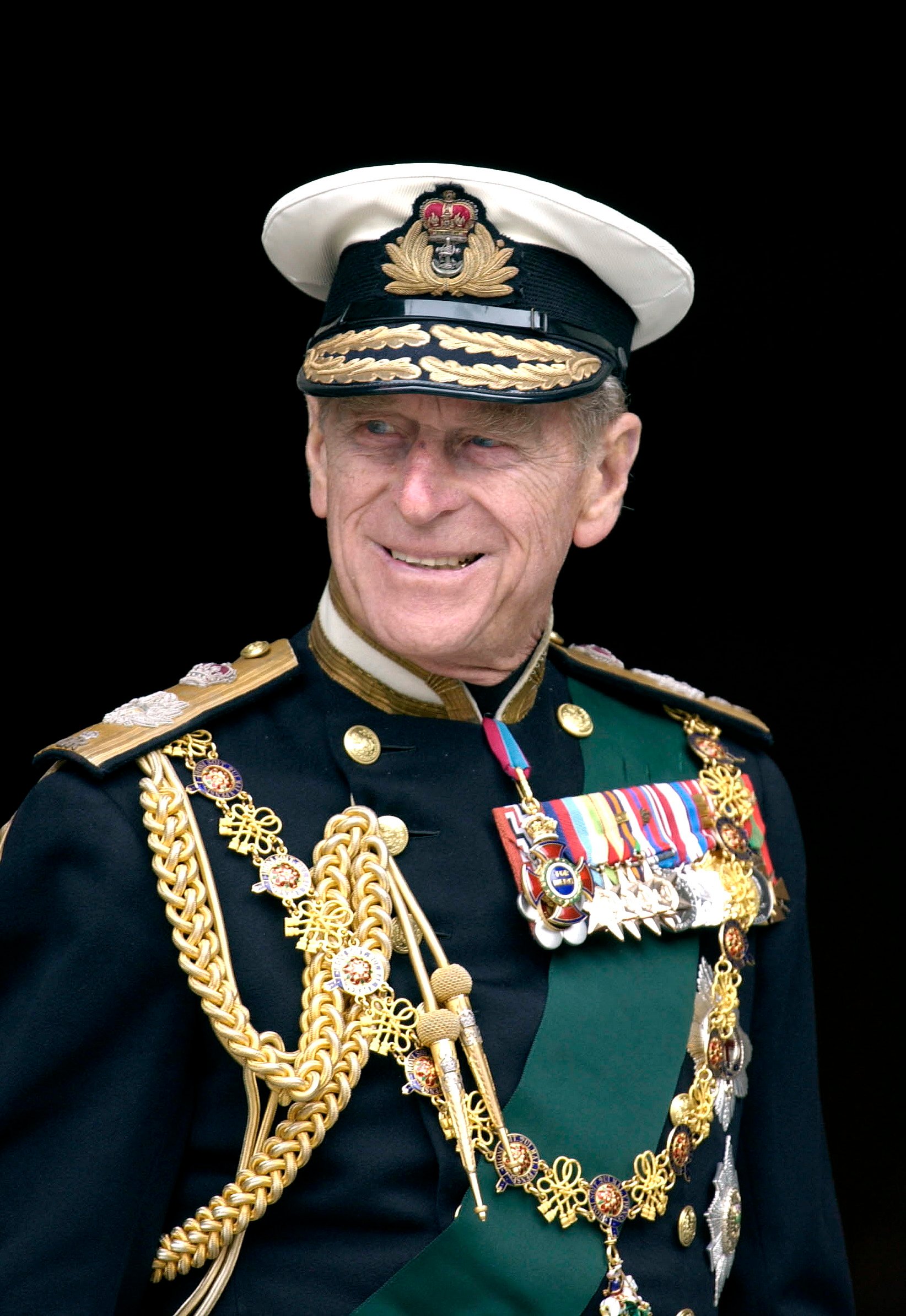 Prince Philip in Naval Uniform