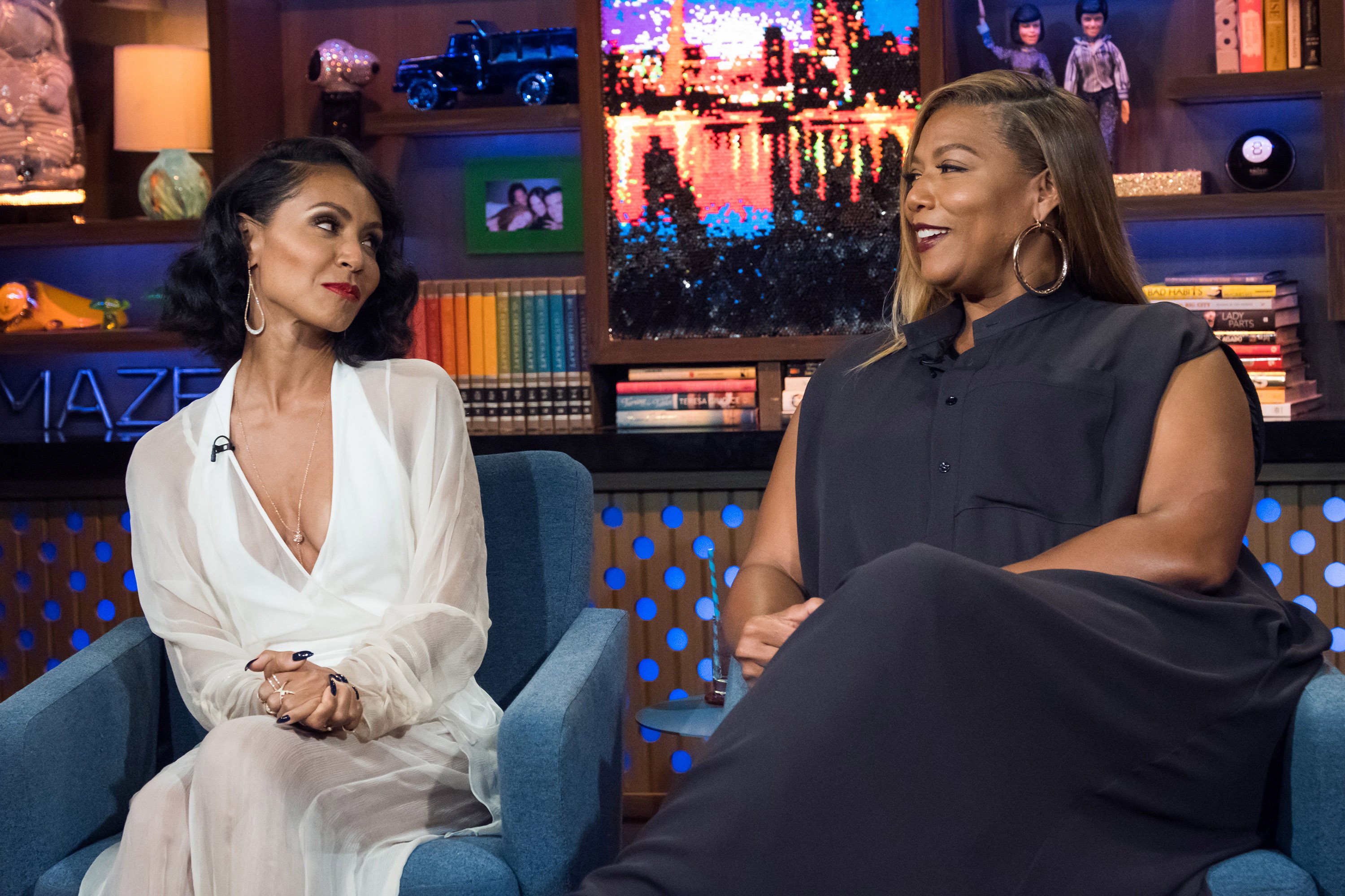 Queen Latifah and 'Red Table Talk' host Jada Pinkett Smith