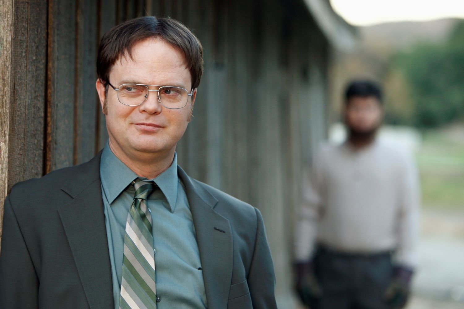 Rainn Wilson and Michael Schur in 'The Office'