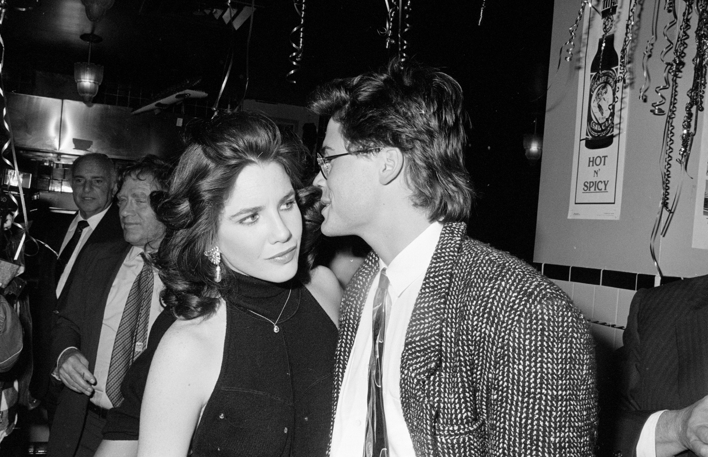 What was Rob Lowe whispering into Melissa Gilbert's ear? |  The LIFE Picture Collection via Getty Images