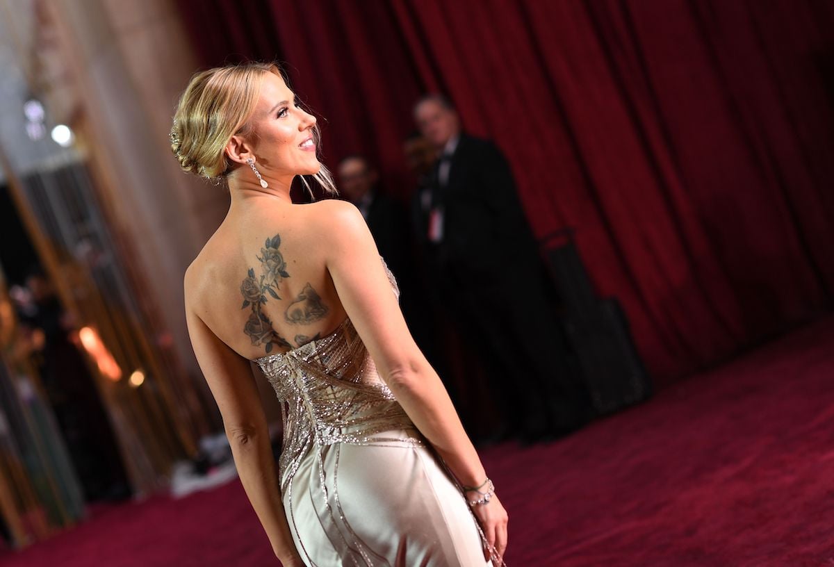 Scarlett Johansson arrives for the 92nd-annual Oscars at the Dolby Theatre in Hollywood, California, on February 9, 2020