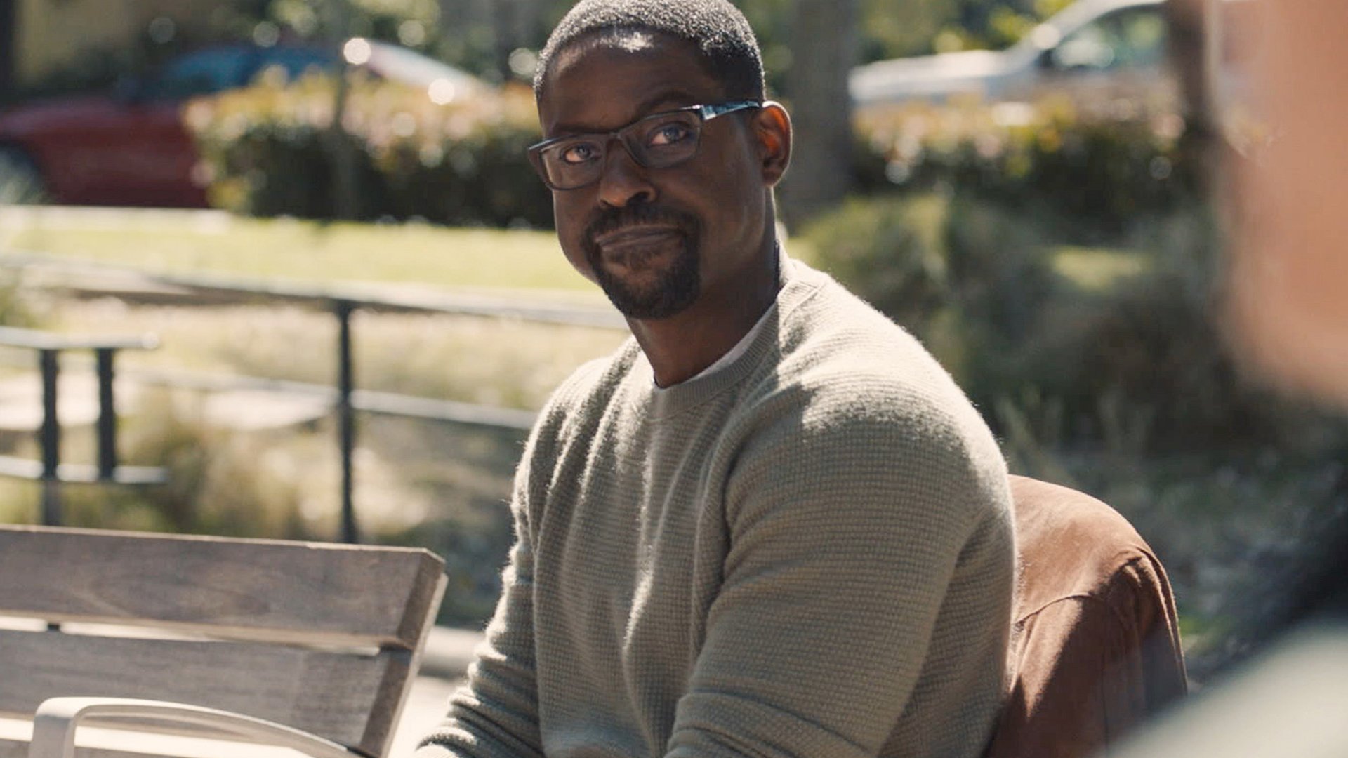 Sterling K. Brown as Randall Pearson at the transracial adoption support group in ‘This Is Us’ Season 5 Episode 12