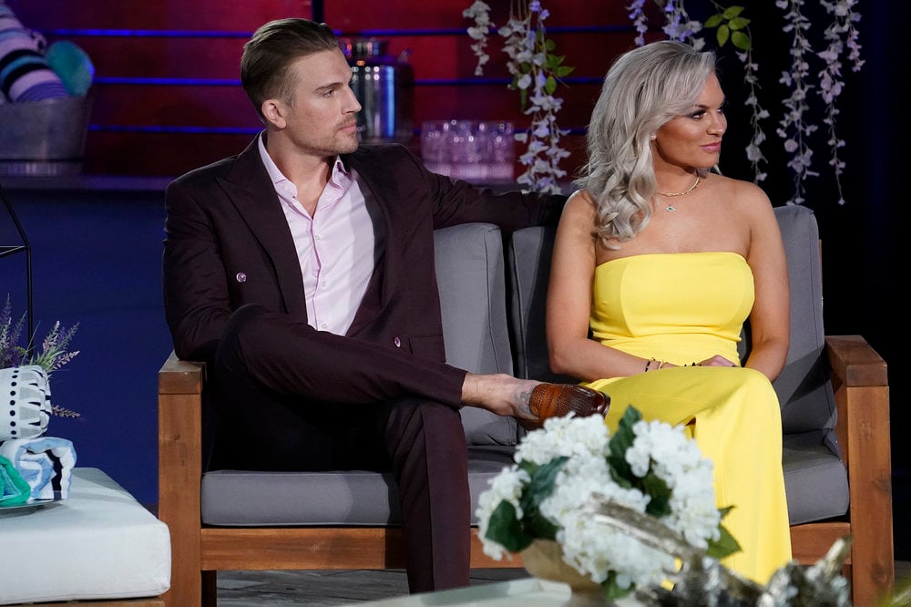 Luke Gulbranson and Lindsay Hubbard at the Summer House Season 5 reunion