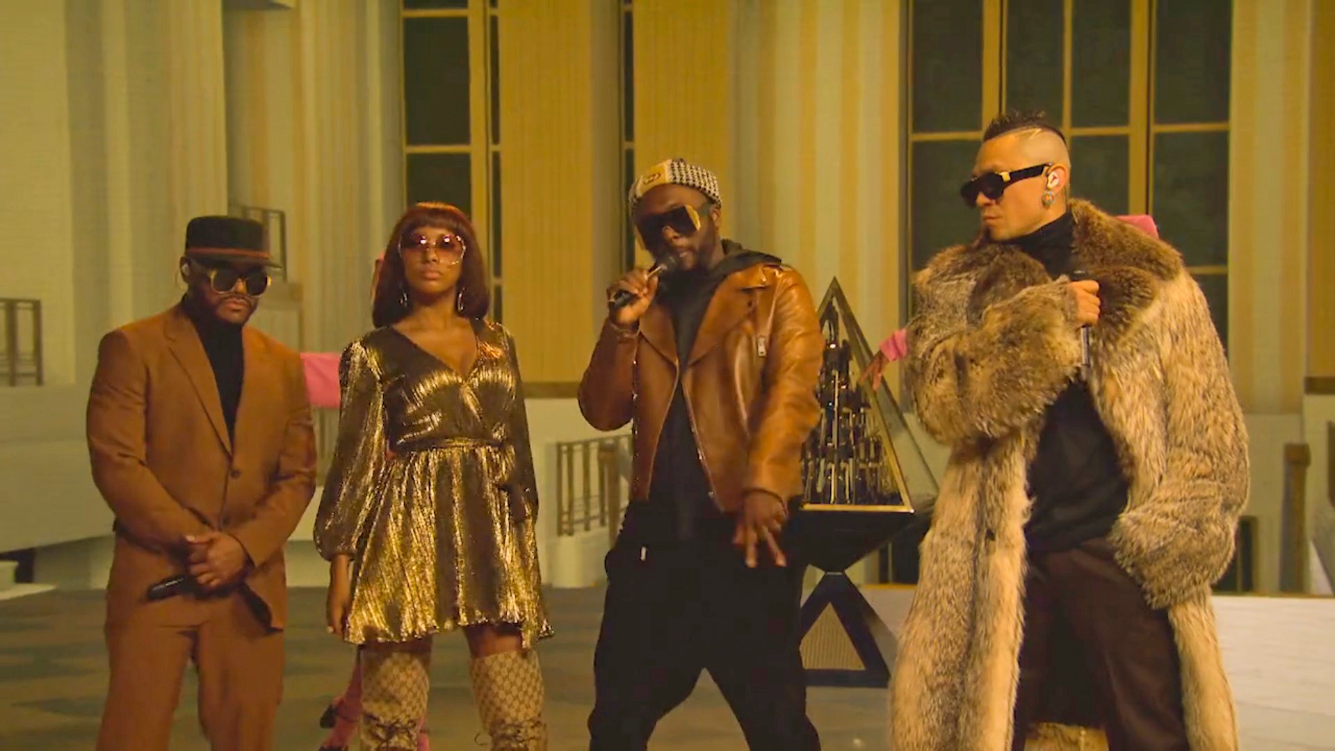 The Black Eyed Peas performing