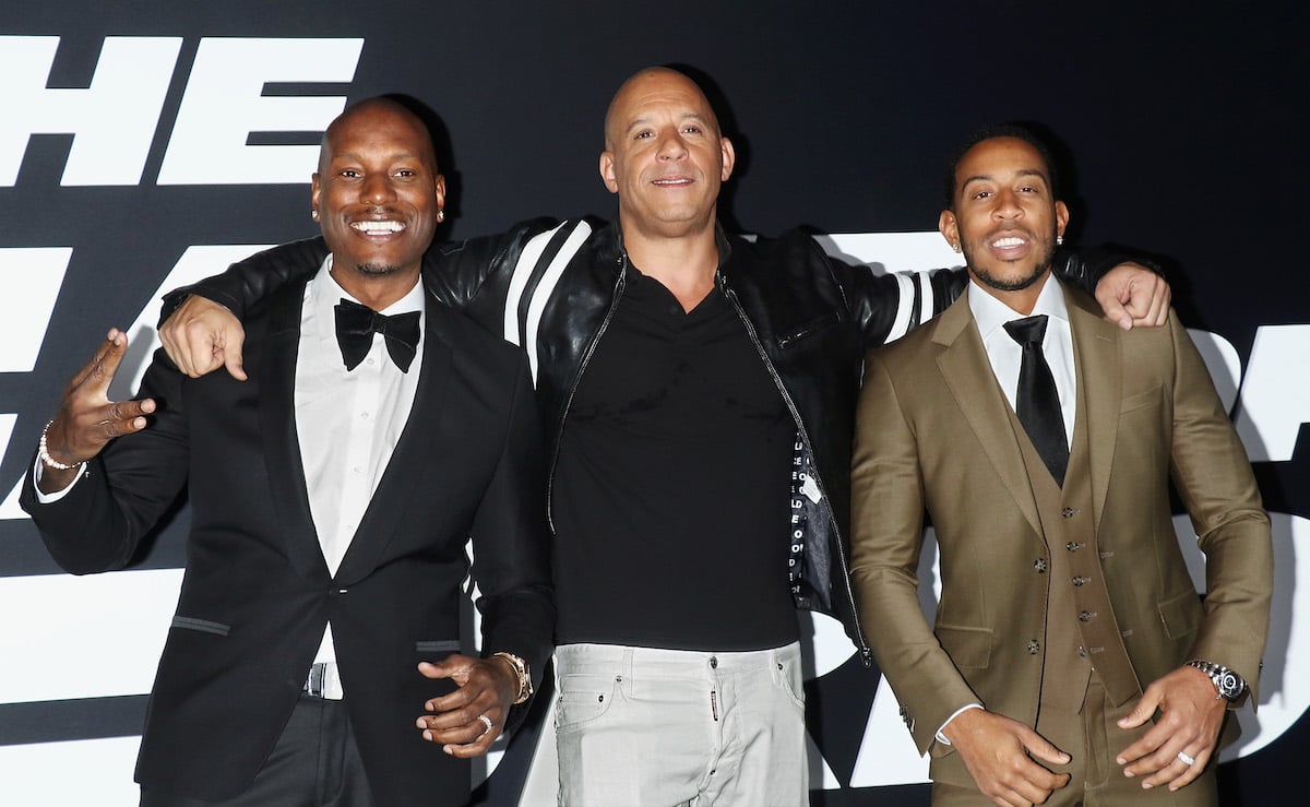 Tyrese Gibson, Vin Diesel and Ludacris of 'The Fate Of The Furious'