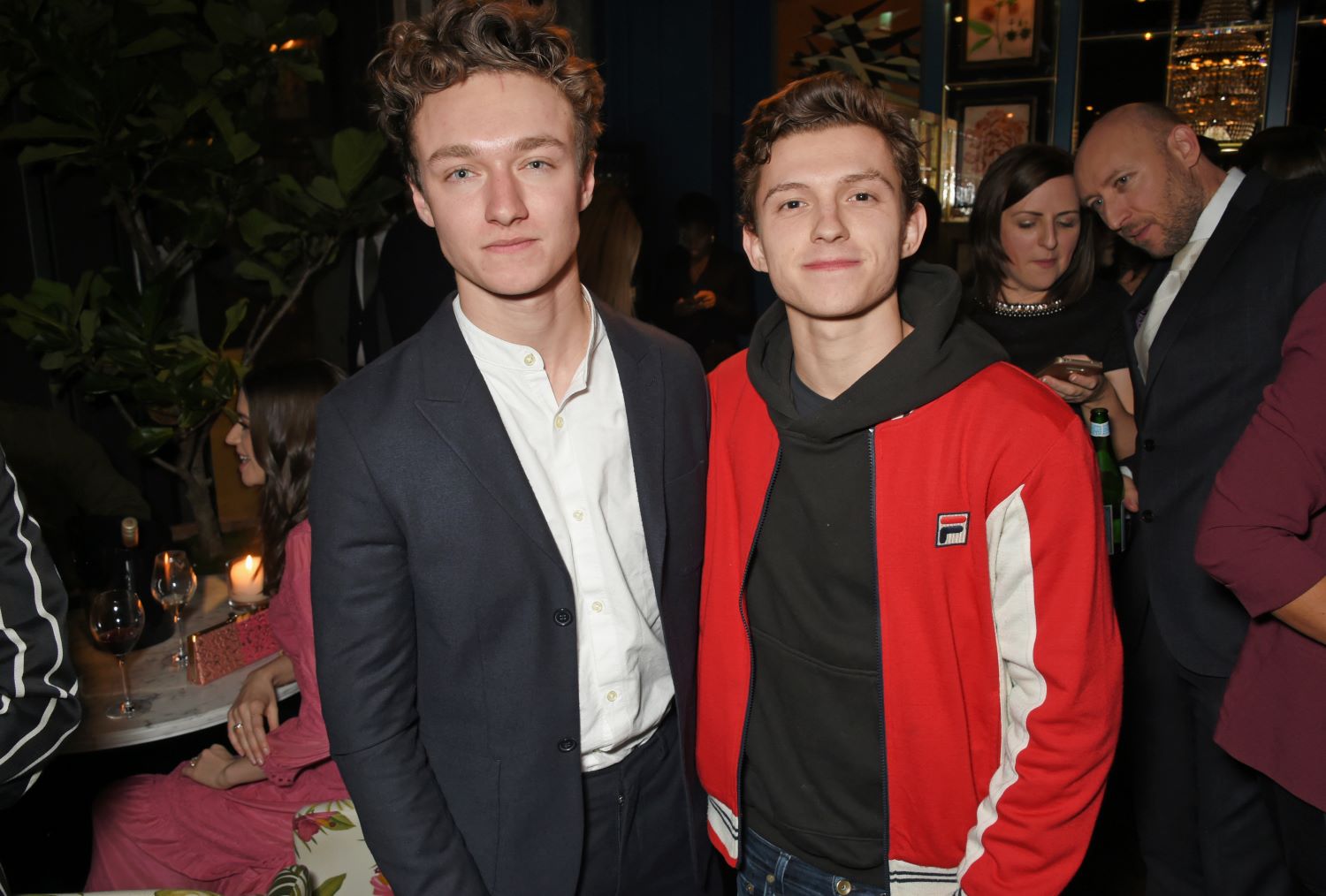 'The Irregulars' star Harrison Osterfield with Tom Holland