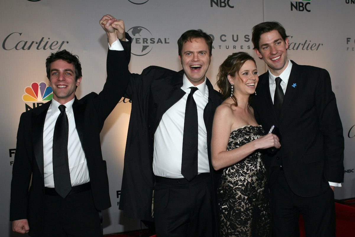 B.J. Novak, Rainn Wilson, Jenna Fischer and John Krasinski of 'The Office'