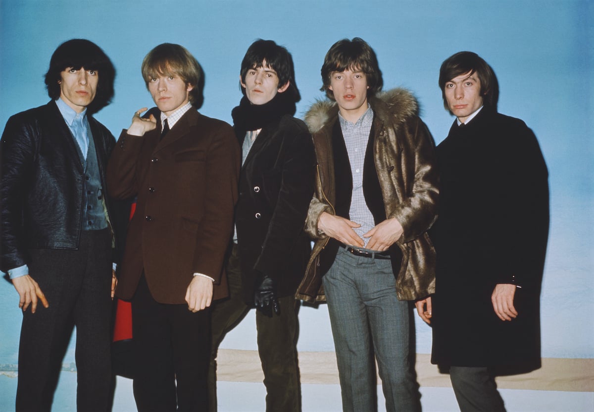 The Rolling Stones — Bill Wyman, Brian Jones, Keith Richards, Mick Jagger, and Charlie Watts — in 1964