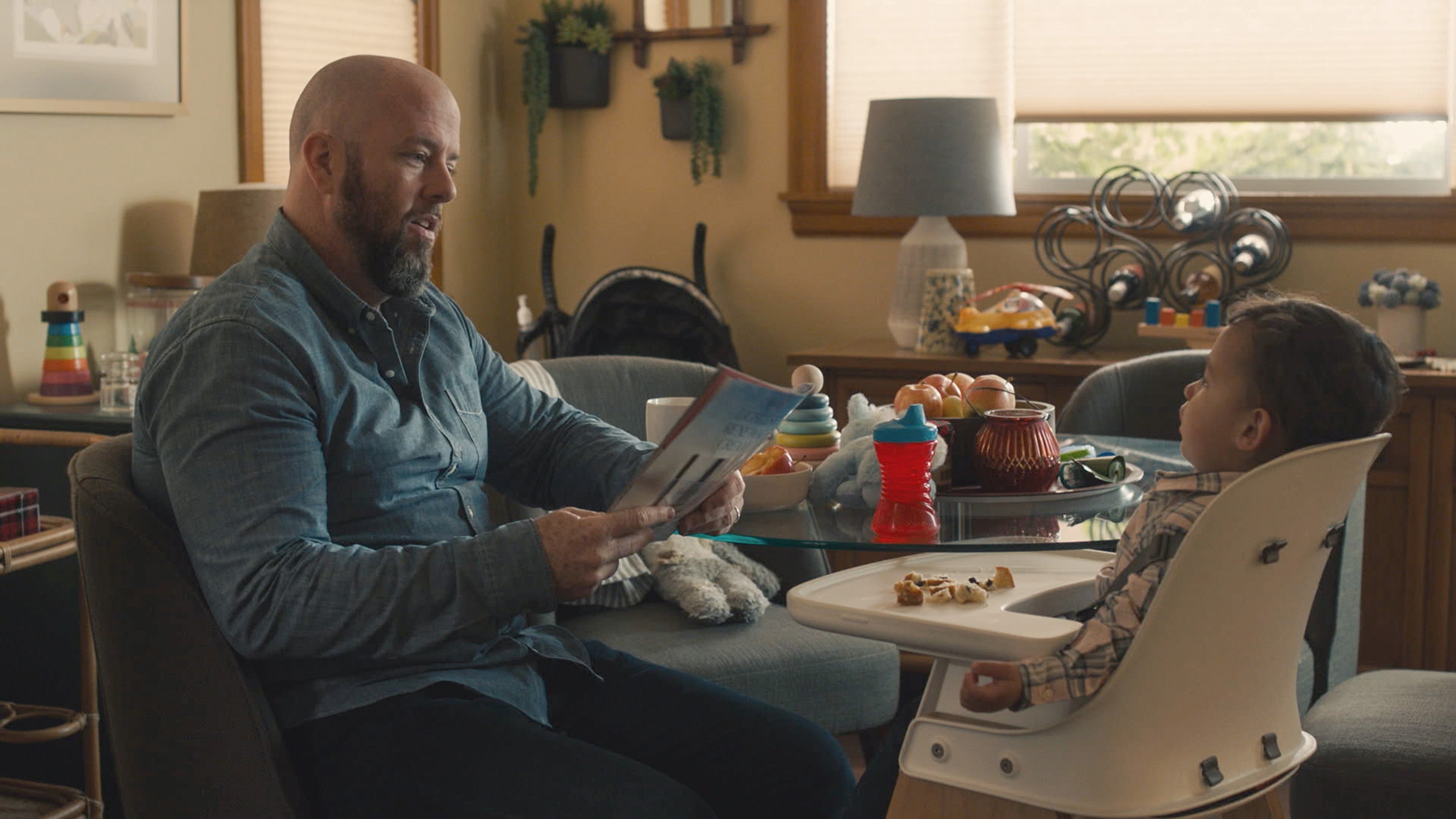 This Is Us Season 5 Episode 12 Both Things Can Be True with Chris Sullivan as Toby and Baby Jack