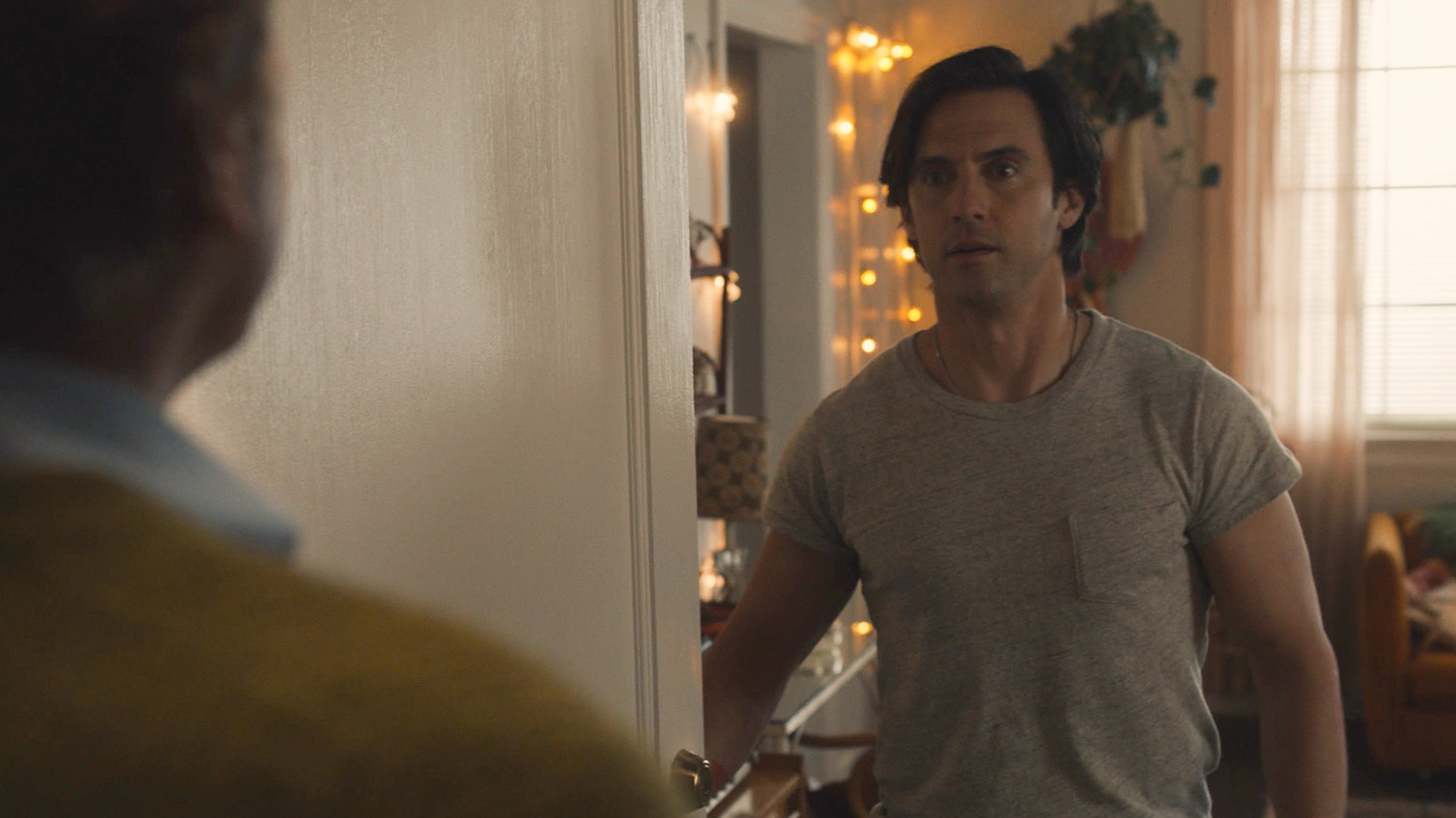 This Is Us Season 5 Episode 12 with Milo Ventimiglia as Jack and Jon Huertas as Miguel