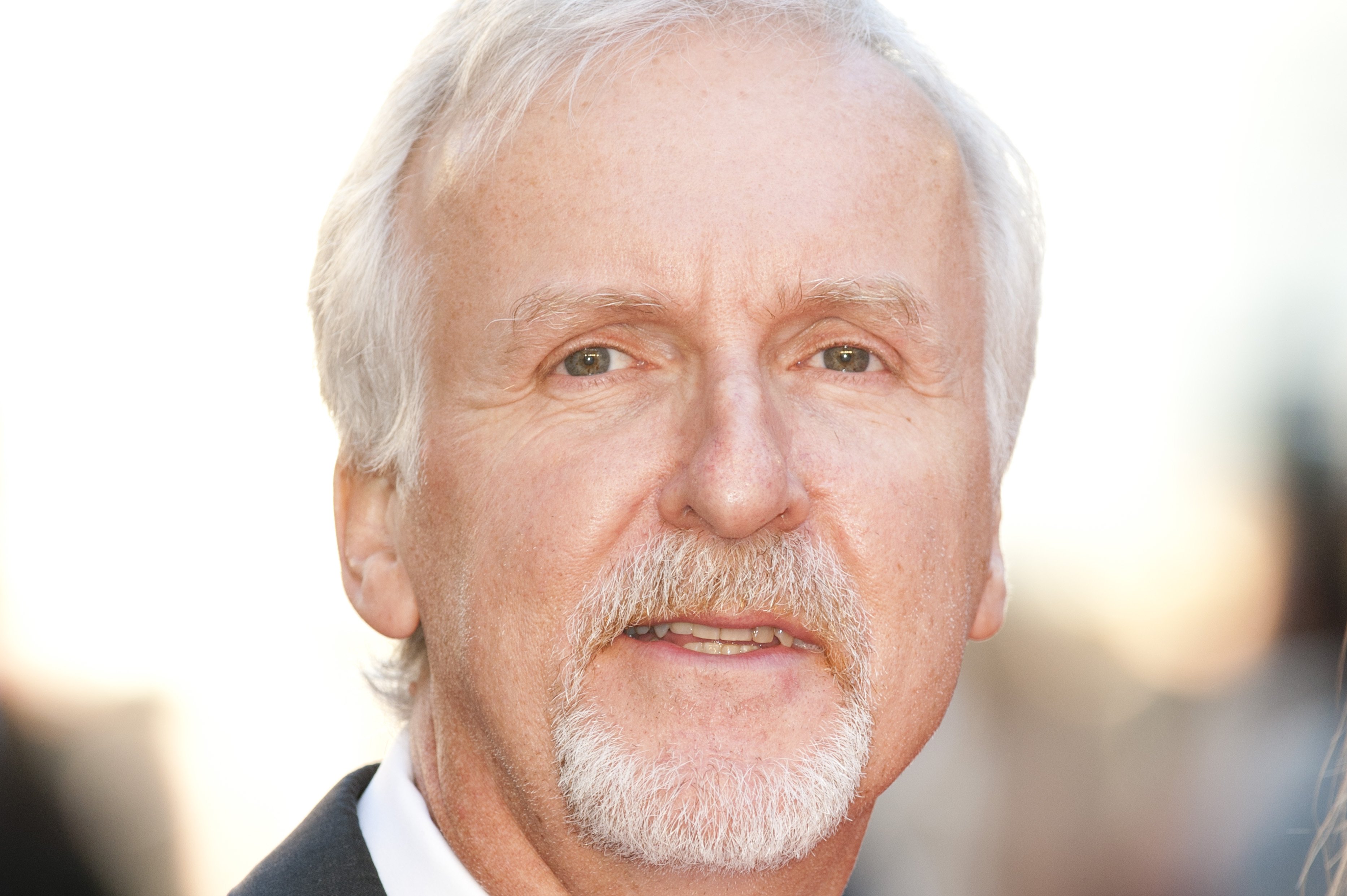Titanic director James Cameron at the 2012 3D premiere