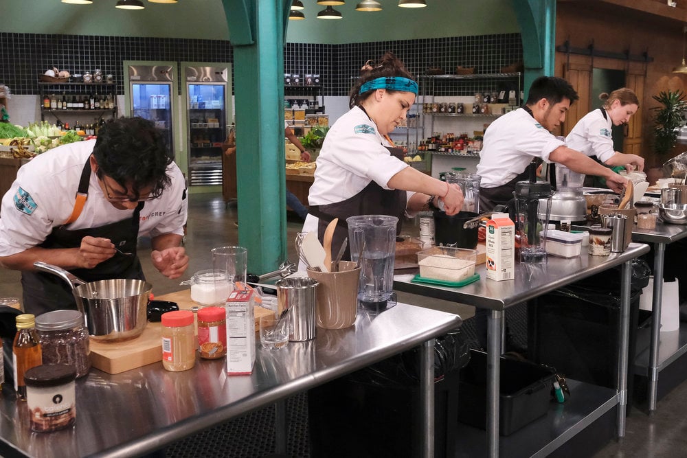 Maria Mazon, Shota Nakajima, Sara Hauman on Top Chef 