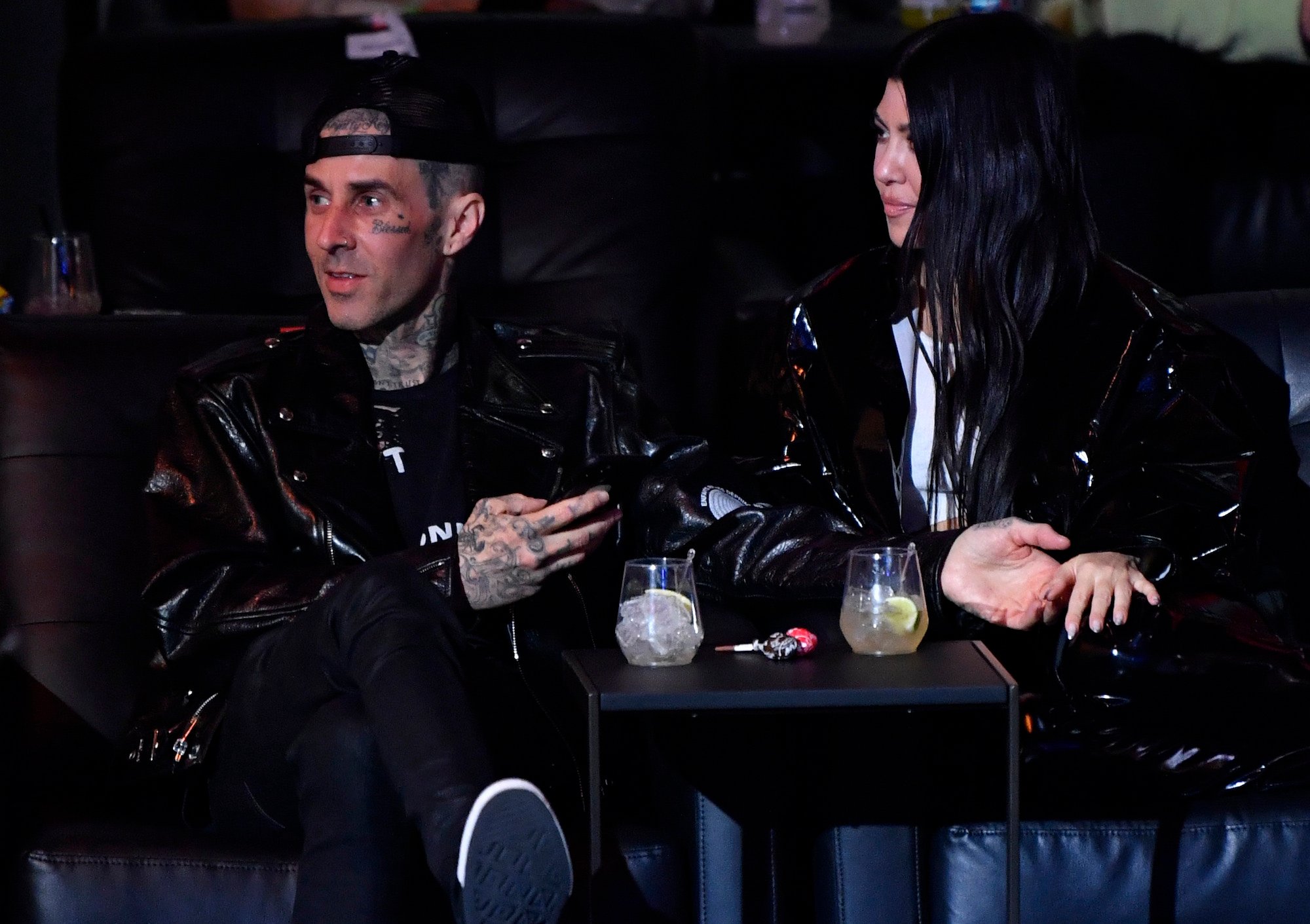 Travis Barker and Kourtney Kardashian