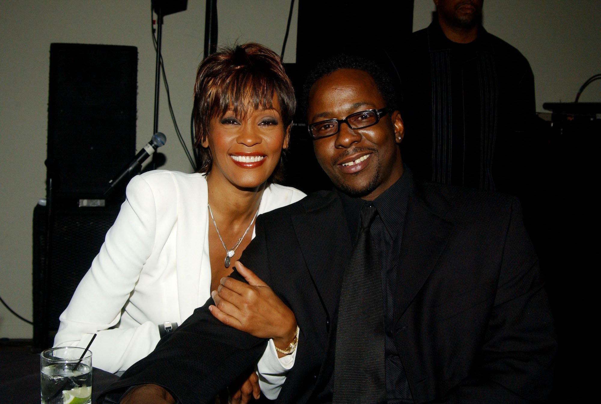 Whitney Houston and Bobby Brown