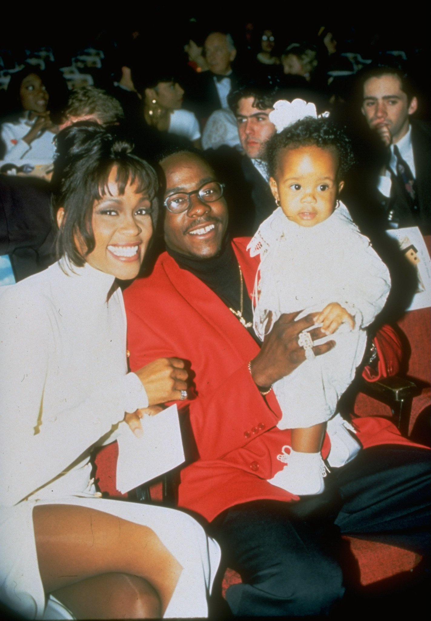 Whitney Houston and Bobby Brown