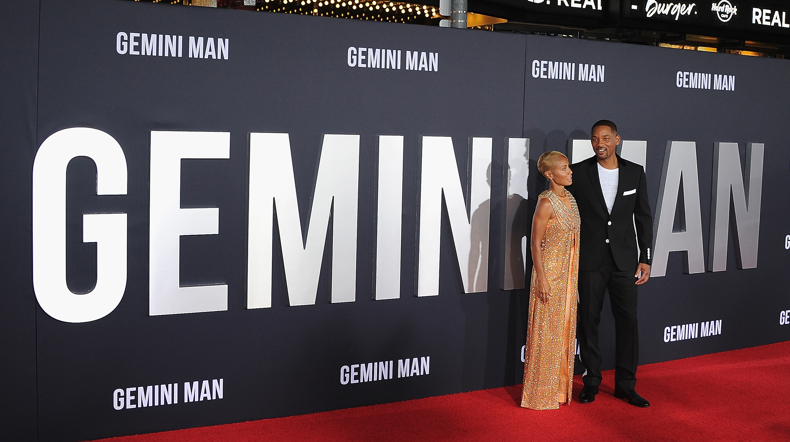 Will Smith and Jada Pinkett arrive at the Gemini Man red carpet