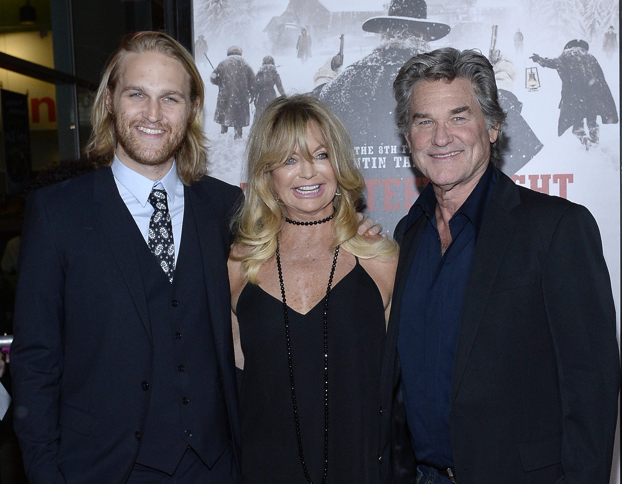 Wyatt Russell, Goldie Hawn, and Kurt Russell