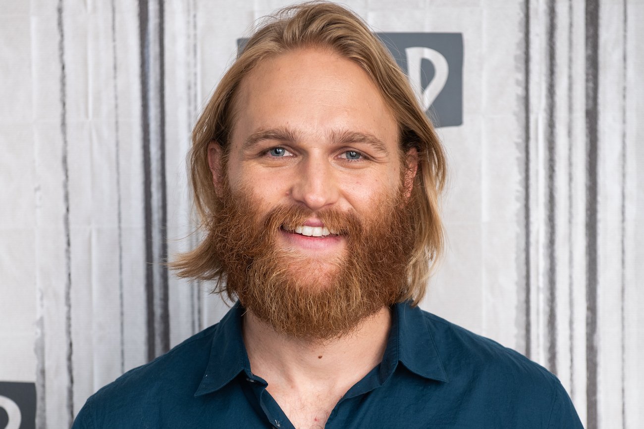 Wyatt Russell smiles while visiting Build Series to discuss 'Lodge 49' at BUILD Studio 