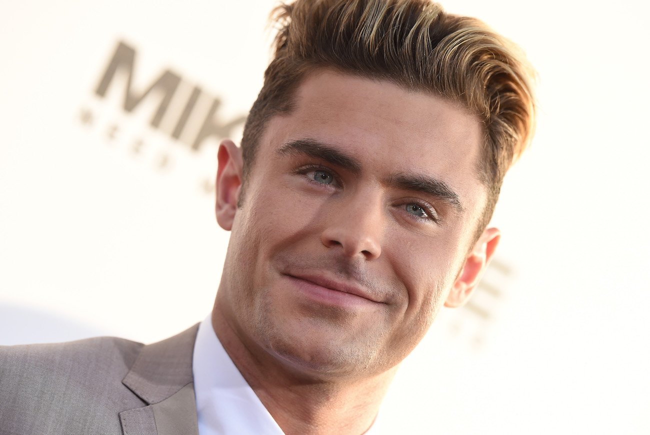 Zac Efron close up, smiling