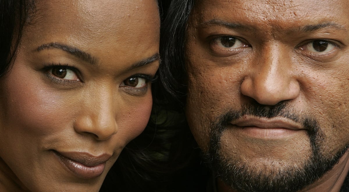 Angela Bassett and Laurence Fishburne