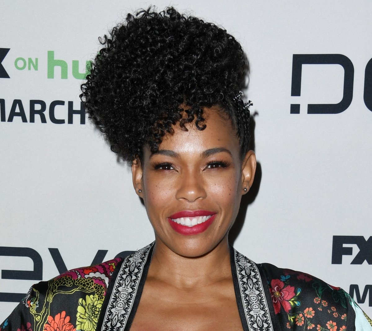 'Snowfall' star Angela Lewis attends the premiere of FX's 'Devs' in March 2020