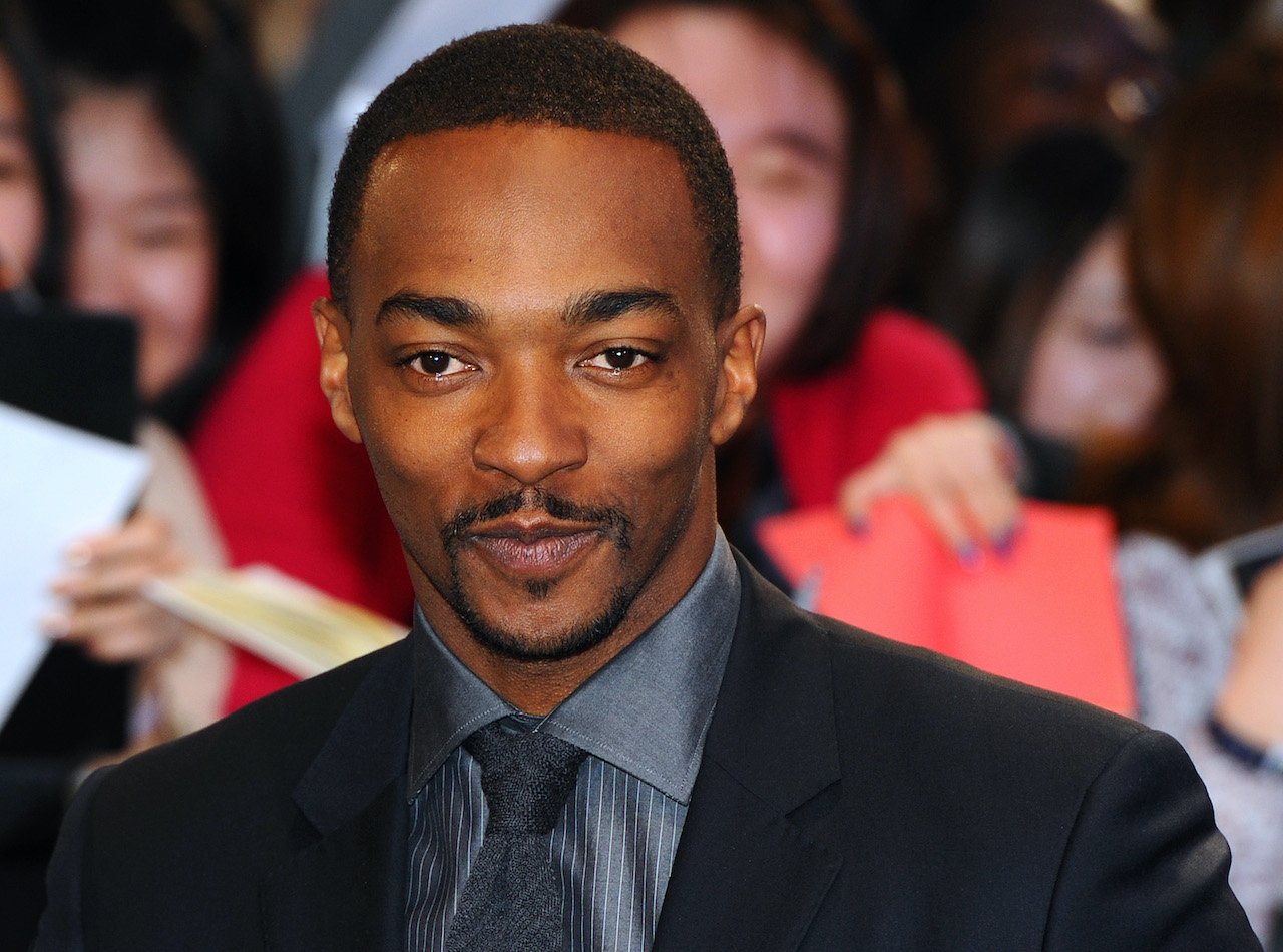 Anthony Mackie attends the UK Film Premiere of "Captain America: The Winter Soldier" at Westfield London