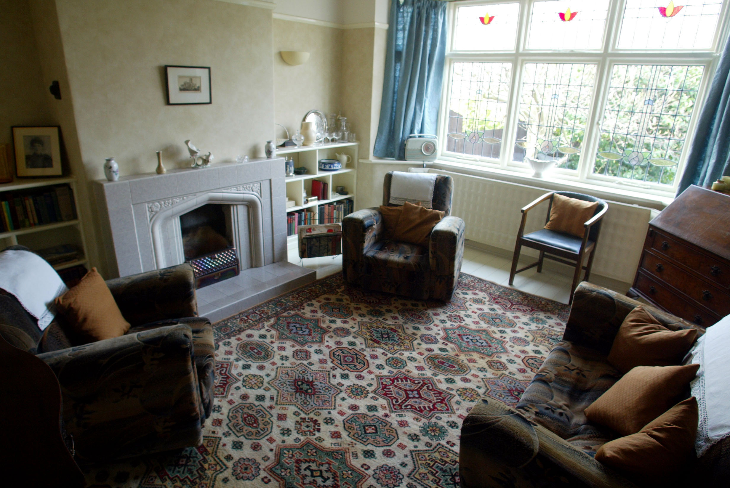 The lounge from John Lennon's childhood home