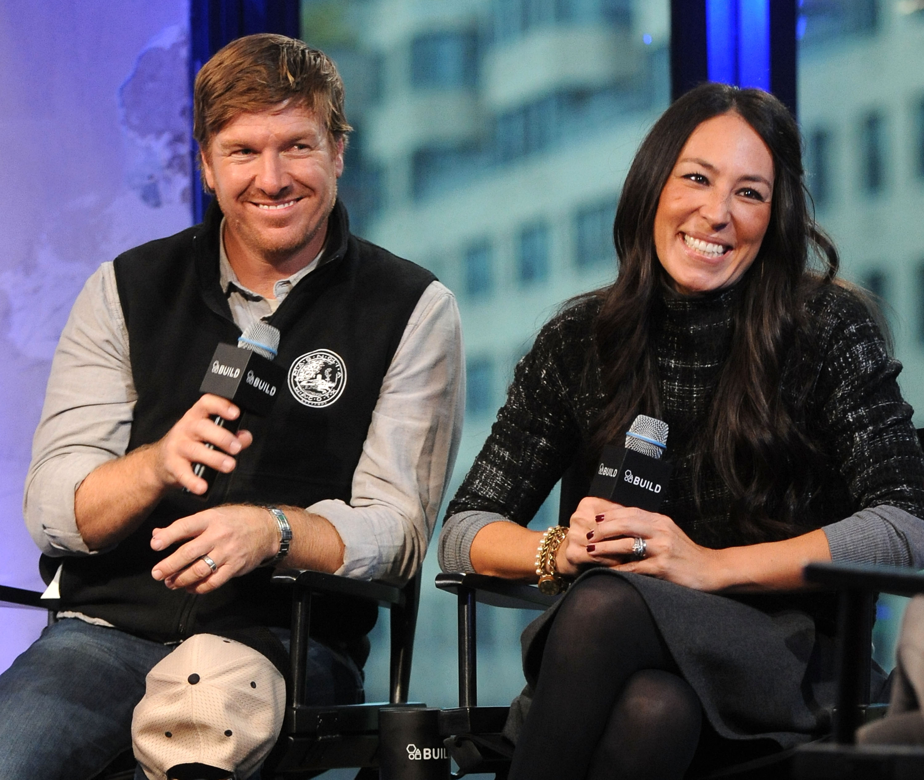 Chip and Joanna Gaines during an interview