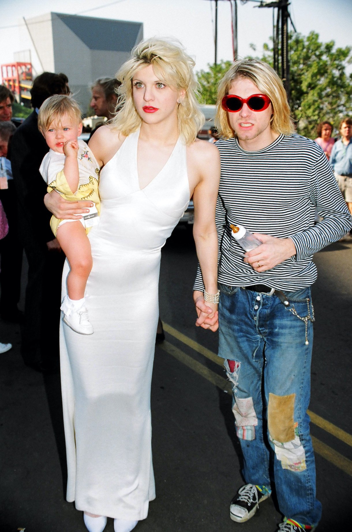 Courtney Love, Frances Bean Cobain, Kurt Cobain of Nirvana
