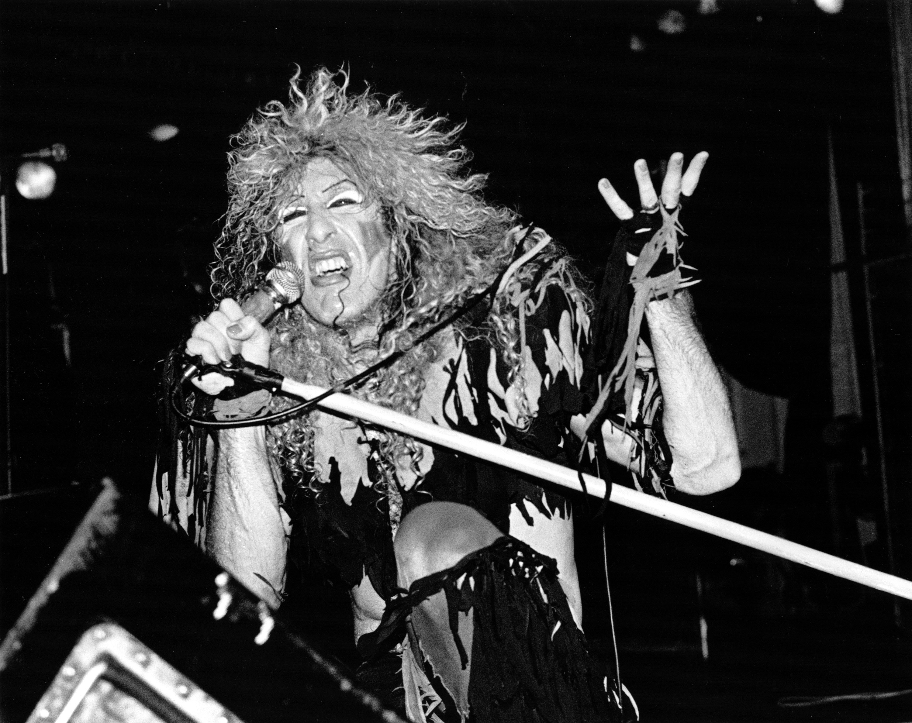 Dee Snider of Twisted Sister wearing makeup