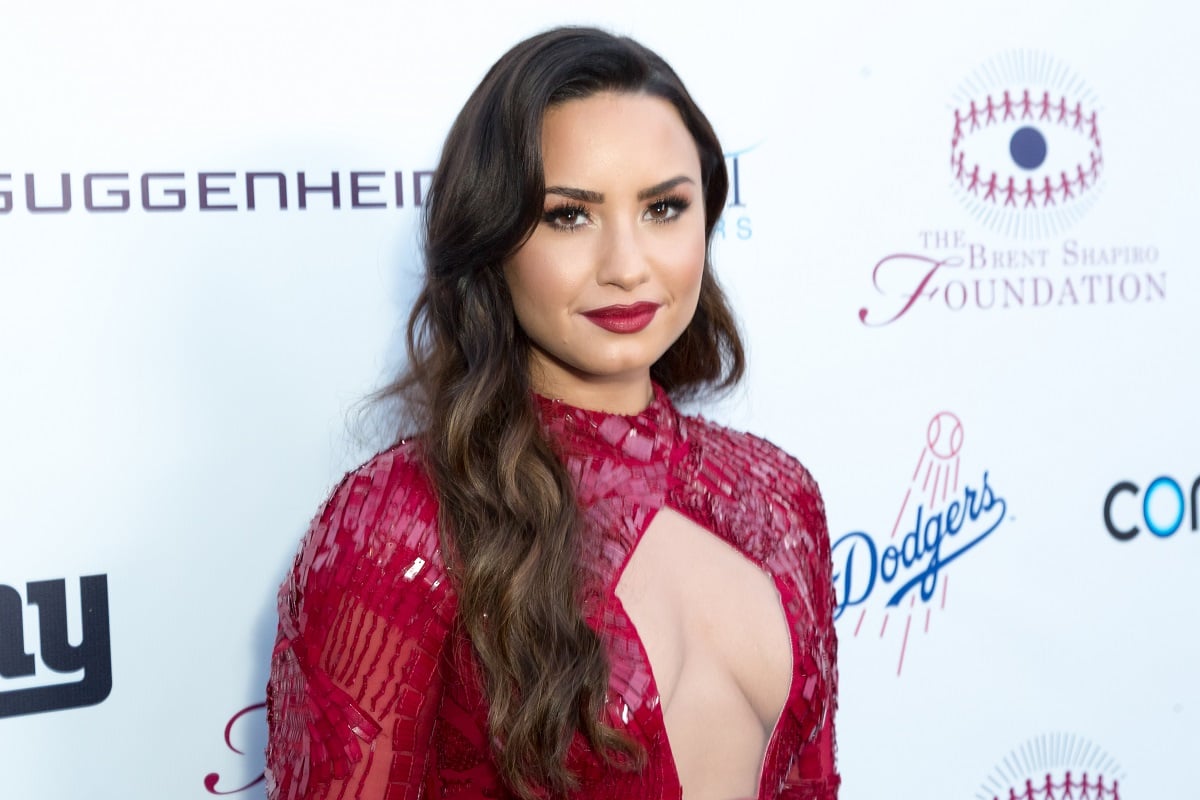 Demi Lovato arrives for the Annual Brent Shapiro Foundation For Alcohol And Drug Prevention Summer Spectacular on September 9, 2017, in Beverly Hills, California.