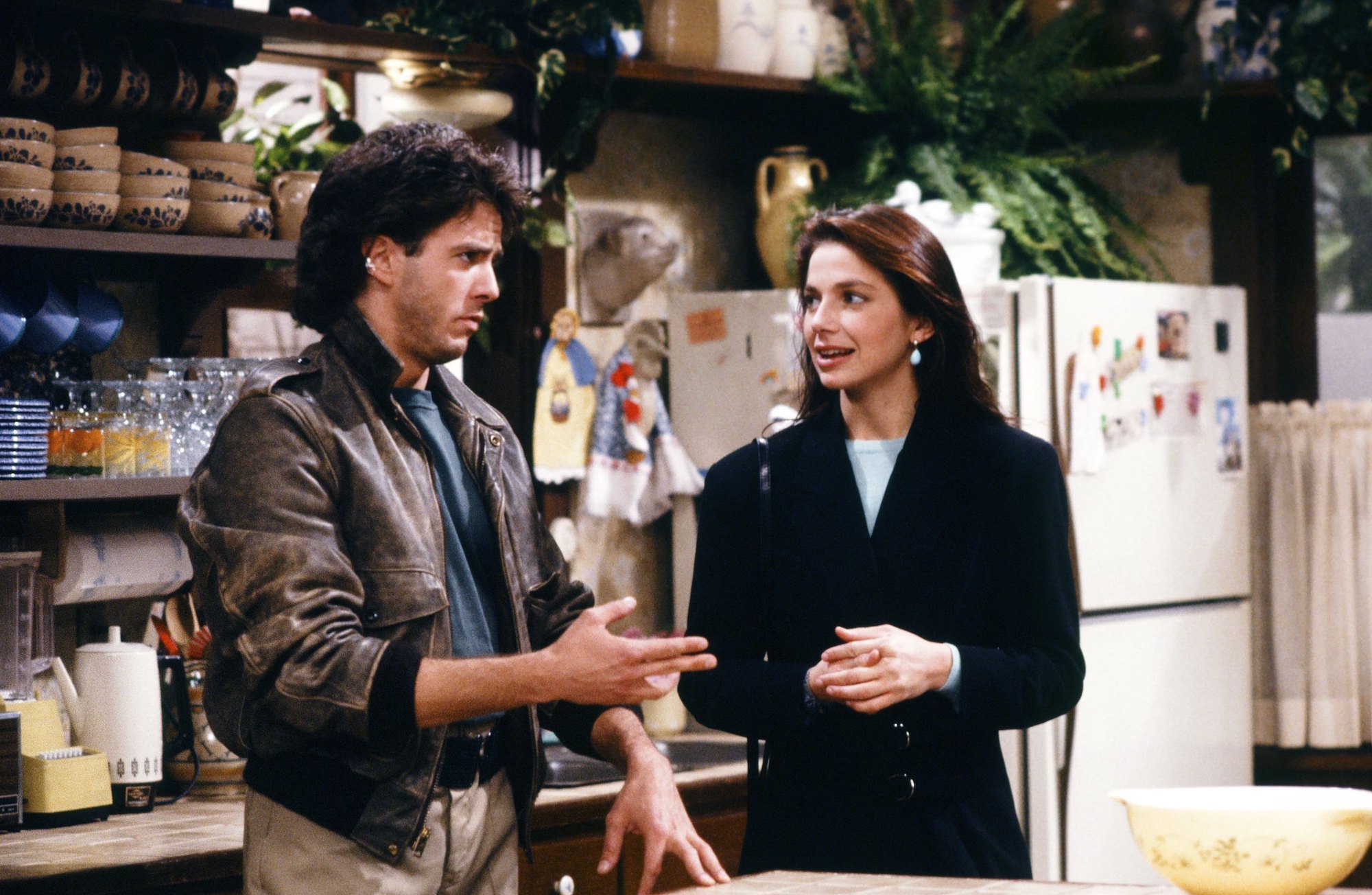 Scott Valentine as Nick Moore, Justine Bateman as Mallory Keaton