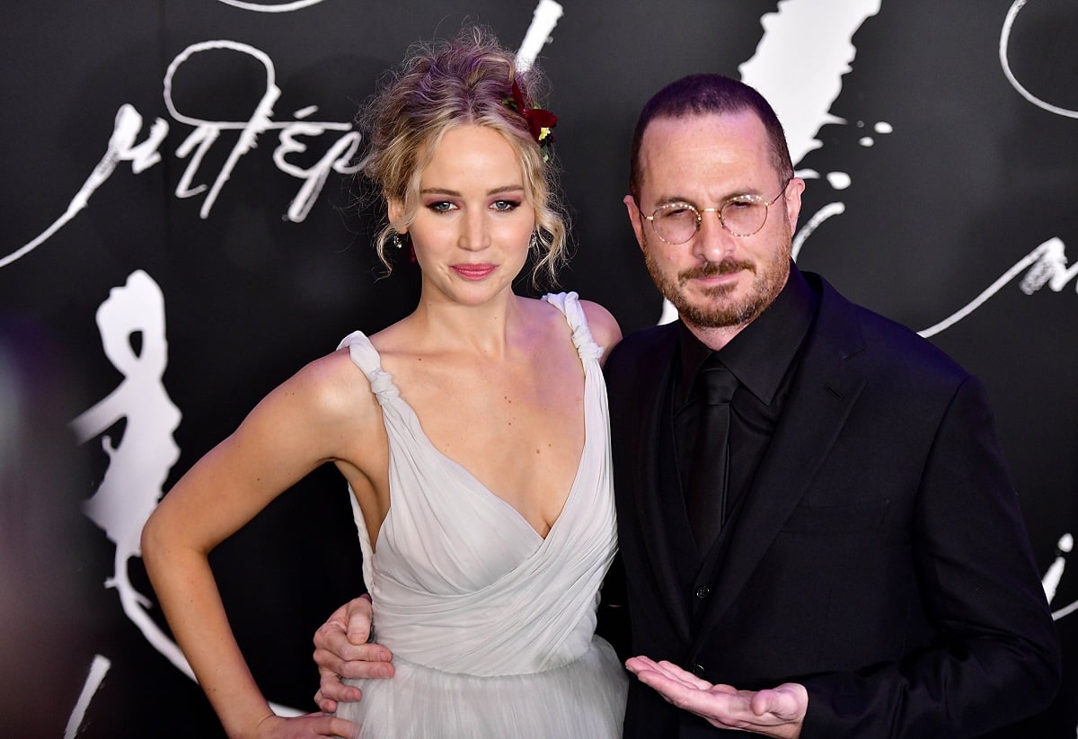 Jennifer Lawrence and Darren Aronofsky attend 'mother!' New York premiere on September 13, 2017.