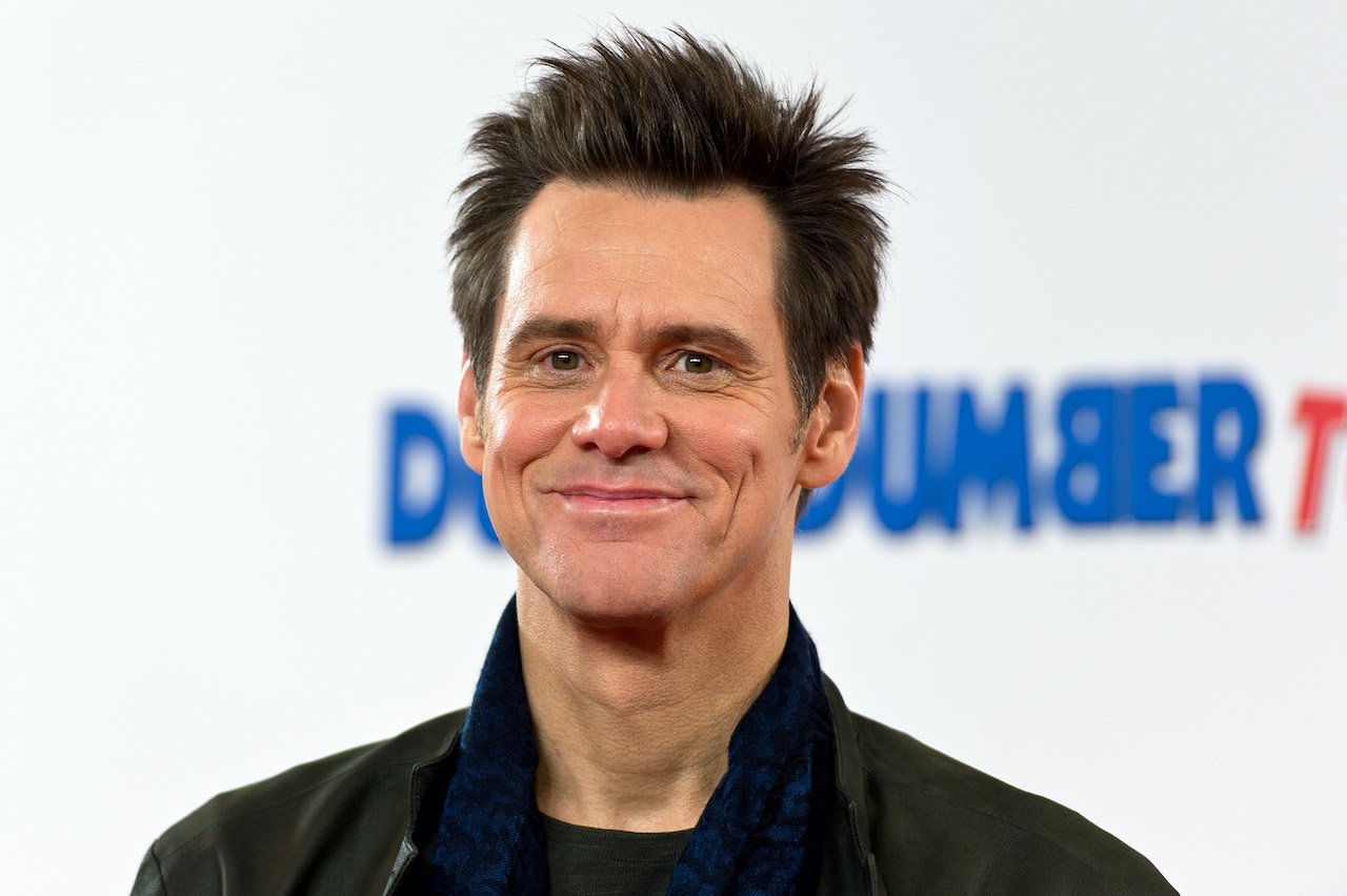 Jim Carrey attends a photocall for "Dumb and Dumber To"