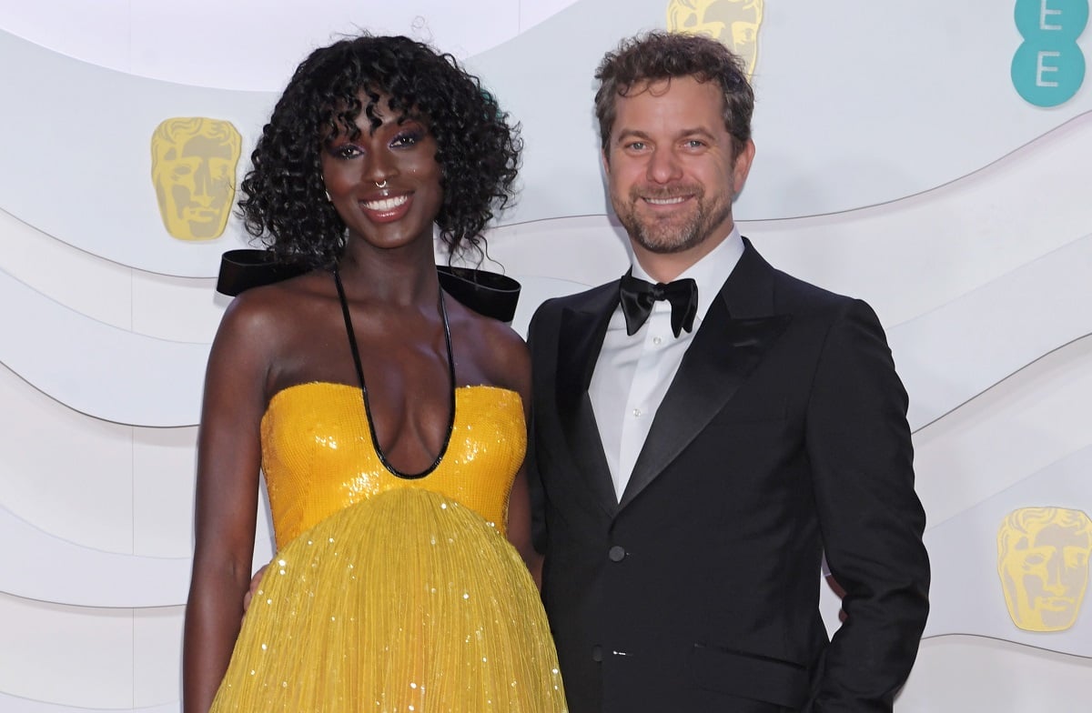 Jodie Turner-Smith (L) and Joshua Jackson arrive at the EE British Academy Film Awards 2020, in London, England.