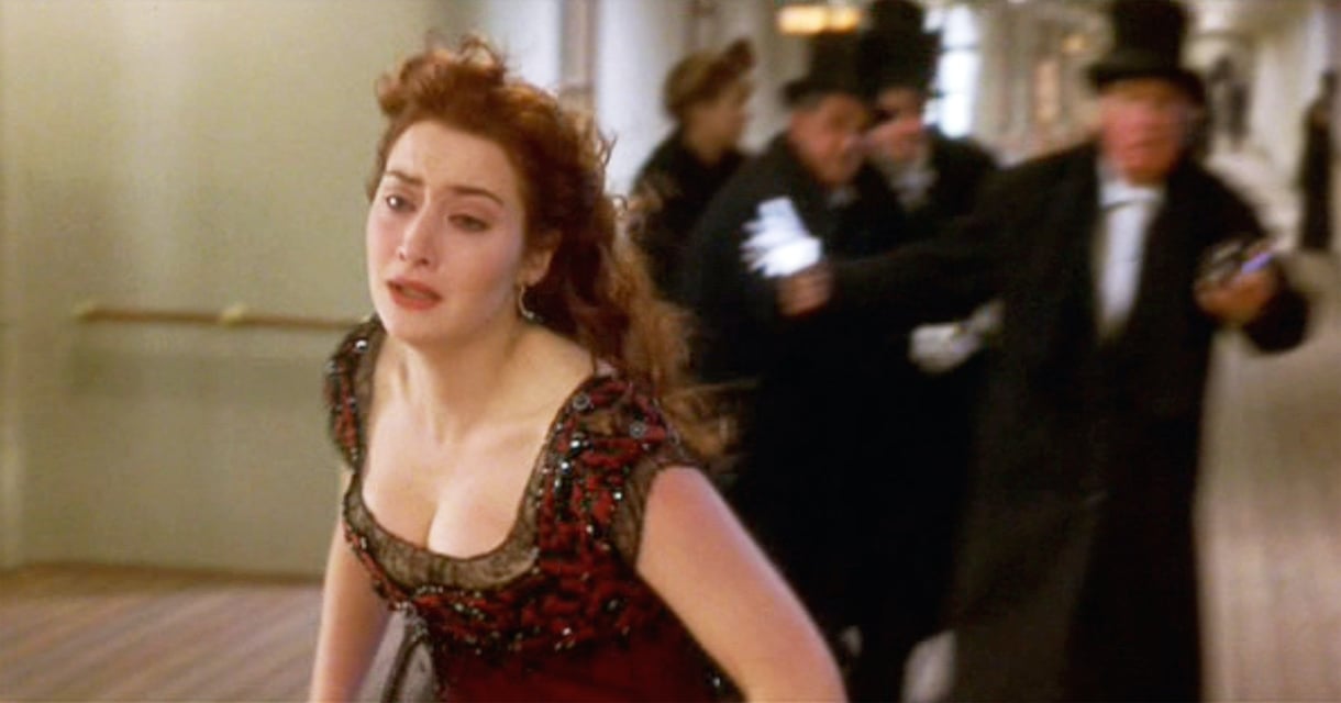 The movie 'Titanic', written and directed by James Cameron. Seen here, Kate Winslet as Rose DeWitt Bukater