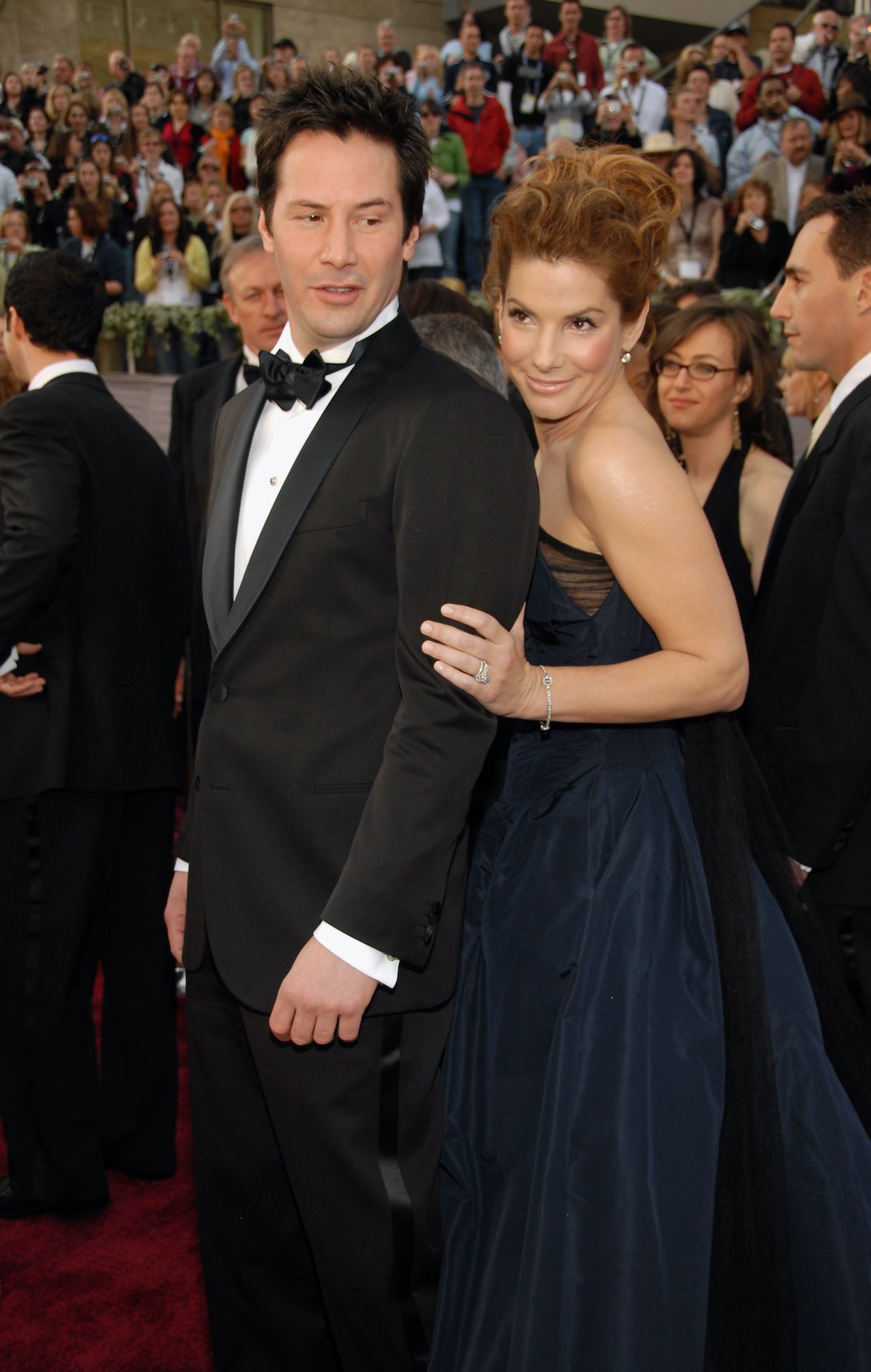 Keanu Reeves and Sandra Bullock at the Kodak Theatre in Hollywood, California