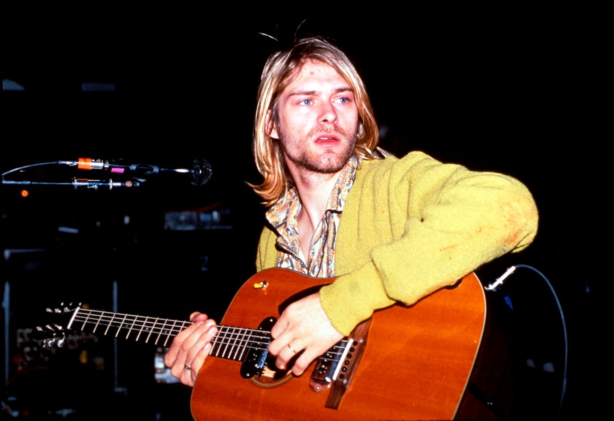 Kurt Cobain of Nirvana during Nirvana in New York, New York