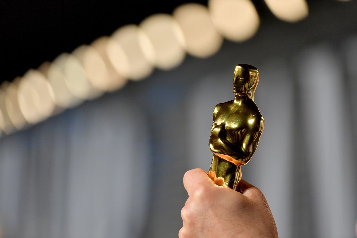 An Oscar statue at the 2018 Vanity Fair Oscar Party on March 4, 2018, in Beverly Hills, California.