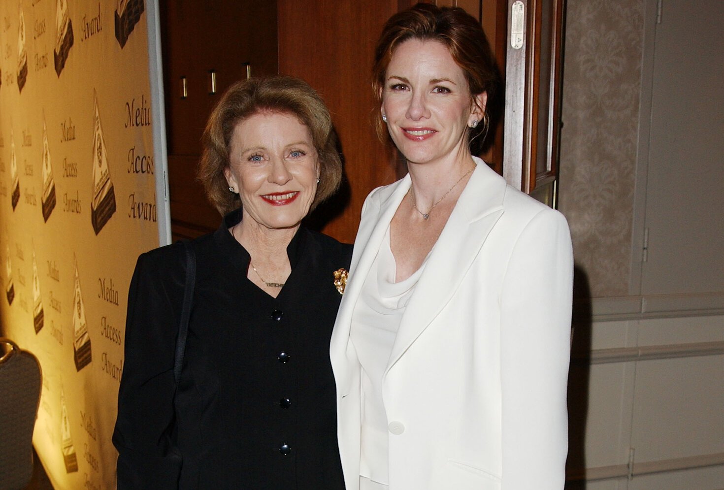Patty Duke and Melissa Gilbert pose at the 20th Annual Media Access Awards.