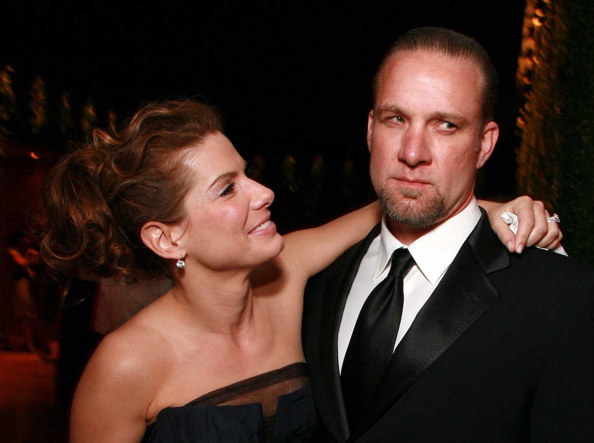 Sandra Bullock and husband Jesse James